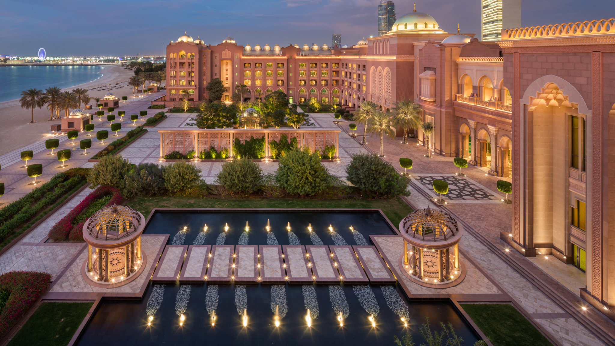 Emirates Palace Abu Dhabi Ballroom Terrace Palace View